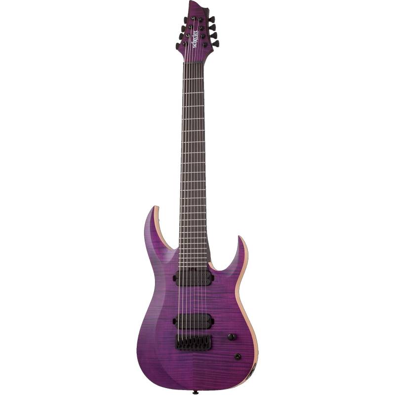 Schecter John Browne TAO-8 Electric Guitar (Satin Trans Pruple) von Schecter