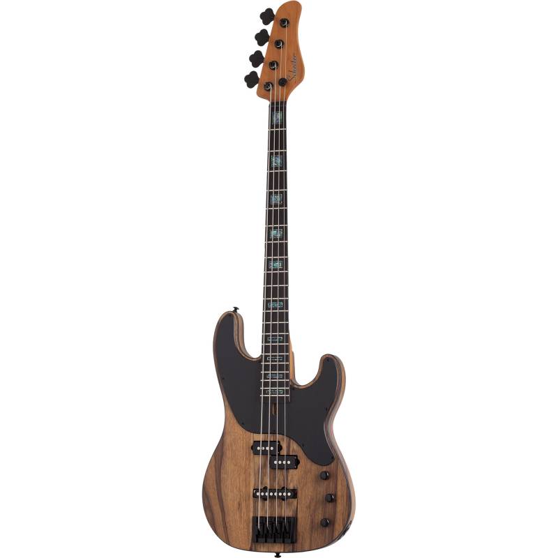 Schecter Model-T 4 Exotic Black Limba Electric Bass Guitar von Schecter