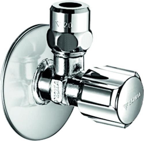 Schell Eckregulierventil COMFORT chrom, kurze Bauform 1/2Zollx3/8Zoll 049120699 von Schell-Connect