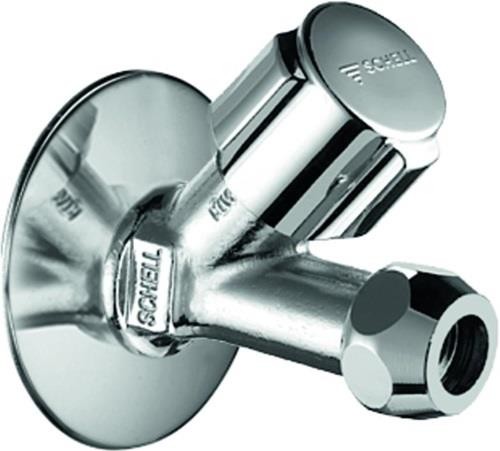 Schell Schrägsitzventil COMFORT kurze Bauform 1/2Zollx3/8Zoll chrom 059010699 von Schell-Connect