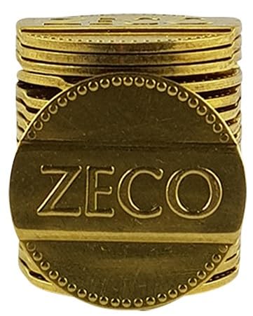 Zeco Nr. 7 Waschmarke kompatibel mit AEG WAG Wertmarke, Duschmarke für Münzzeitzähler, 50 Stück von SchellCount