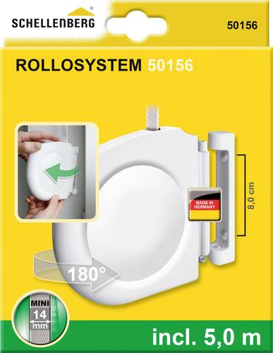 Schellenberg 50156 Gurtwickler Aufputz Passend für (Rollladensysteme) Schellenberg Mini von Schellenberg