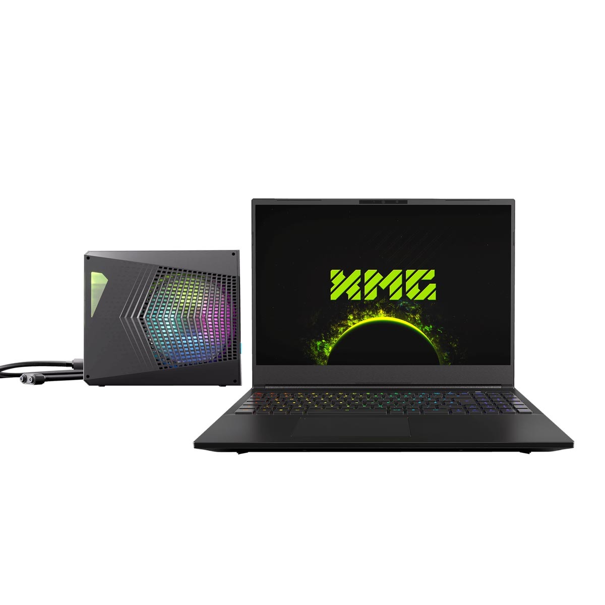 XMG NEO 16 - E23pzn + XMG OASIS (Mk2/2023) - 16" QHD+ 240Hz 16:10 Display, Intel Core i9-13900HX, 16GB RAM, 1TB SSD, NVIDIA GeForce RTX 4060, Windows von Schenker