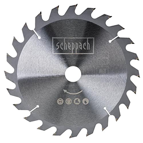 Original Scheppach Sägeblatt | Ø254 x 30 x 2,8 mm | Hartmetall Kreissägeblatt mit 24 Zähnen | passend für Scheppach Tischkreissäge HS110 - HM254 - HS105 - HS111 - HM100T | Ersatzsägeblatt von Scheppach