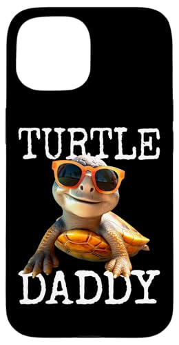Turtle Daddy Papa Schildkröte Vatertag Dad Süße Schildkröten Hülle für iPhone 15 Turtle Daddy Papa Schildkröte Vatertag Dad Süße Schildkröten Hülle für iPhone 15 von Schildkröten Liebhaber Dad Geschenk für Vatertag