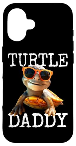 Turtle Daddy Papa Schildkröte Vatertag Dad Süße Schildkröten Hülle für iPhone 16 Turtle Daddy Papa Schildkröte Vatertag Dad Süße Schildkröten Hülle für iPhone 16 von Schildkröten Liebhaber Dad Geschenk für Vatertag
