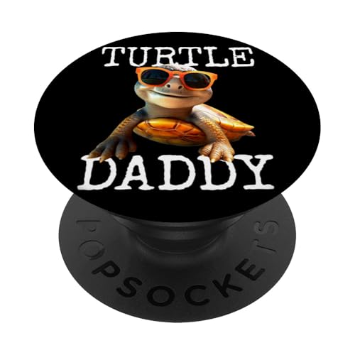 Turtle Daddy Papa Schildkröte Vatertag Dad Süße Schildkröten PopSockets Klebender PopGrip Turtle Daddy Papa Schildkröte Vatertag Dad Süße Schildkröten PopSockets Klebender PopGrip von Schildkröten Liebhaber Dad Geschenk für Vatertag