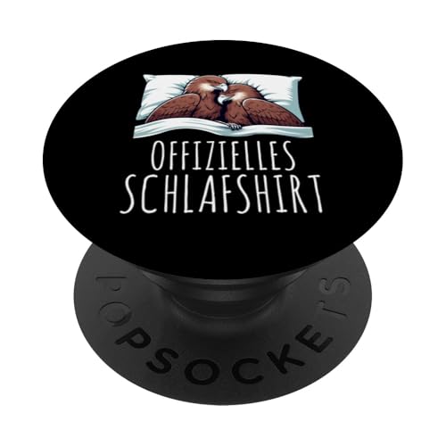 Offizielles Schlafshirt Adler Nickerchen Schlafanzug PopSockets Klebender PopGrip Offizielles Schlafshirt Adler Nickerchen Schlafanzug PopSockets Klebender PopGrip von Schlafende Tiere Napper Spätaufsteher Nachtwäsche