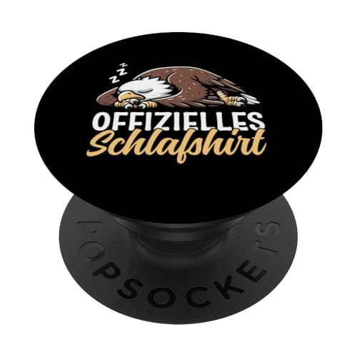 Offizielles Schlafshirt Adler Nickerchen Schlafanzug PopSockets Klebender PopGrip Offizielles Schlafshirt Adler Nickerchen Schlafanzug PopSockets Klebender PopGrip von Schlafende Tiere Napper Spätaufsteher Nachtwäsche