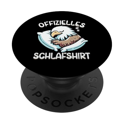 Offizielles Schlafshirt Adler Nickerchen Schlafanzug PopSockets Klebender PopGrip Offizielles Schlafshirt Adler Nickerchen Schlafanzug PopSockets Klebender PopGrip von Schlafende Tiere Napper Spätaufsteher Nachtwäsche