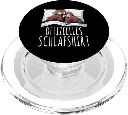 Offizielles Schlafshirt Adler Nickerchen Schlafanzug PopSockets PopGrip für MagSafe Offizielles Schlafshirt Adler Nickerchen Schlafanzug PopSockets PopGrip für MagSafe von Schlafende Tiere Napper Spätaufsteher Nachtwäsche