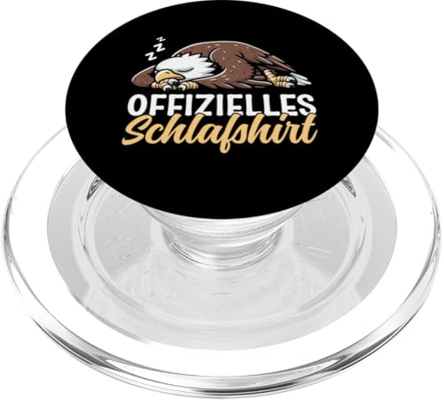 Offizielles Schlafshirt Adler Nickerchen Schlafanzug PopSockets PopGrip für MagSafe Offizielles Schlafshirt Adler Nickerchen Schlafanzug PopSockets PopGrip für MagSafe von Schlafende Tiere Napper Spätaufsteher Nachtwäsche