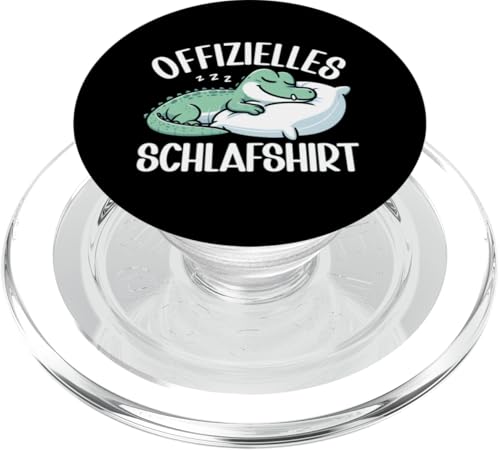Offizielles Schlafshirt Alligator Nickerchen Schlafanzug PopSockets PopGrip für MagSafe Offizielles Schlafshirt Alligator Nickerchen Schlafanzug PopSockets PopGrip für MagSafe von Schlafende Tiere Napper Spätaufsteher Nachtwäsche