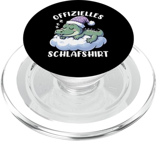 Offizielles Schlafshirt Alligator Nickerchen Schlafanzug PopSockets PopGrip für MagSafe Offizielles Schlafshirt Alligator Nickerchen Schlafanzug PopSockets PopGrip für MagSafe von Schlafende Tiere Napper Spätaufsteher Nachtwäsche