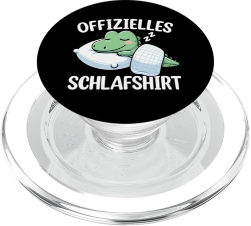 Offizielles Schlafshirt Alligator Nickerchen Schlafanzug PopSockets PopGrip für MagSafe Offizielles Schlafshirt Alligator Nickerchen Schlafanzug PopSockets PopGrip für MagSafe von Schlafende Tiere Napper Spätaufsteher Nachtwäsche