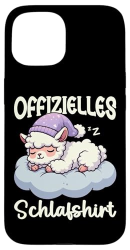 Offizielles Schlafshirt Alpaka Nickerchen Schlafanzug Hülle für iPhone 15 Offizielles Schlafshirt Alpaka Nickerchen Schlafanzug Hülle für iPhone 15 von Schlafende Tiere Napper Spätaufsteher Nachtwäsche