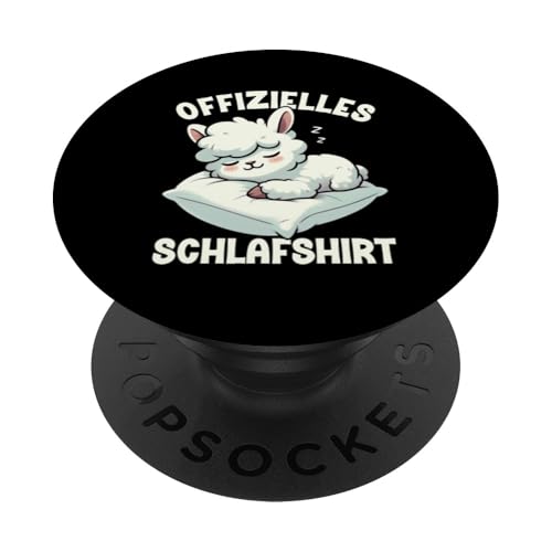 Offizielles Schlafshirt Alpaka Nickerchen Schlafanzug PopSockets Klebender PopGrip Offizielles Schlafshirt Alpaka Nickerchen Schlafanzug PopSockets Klebender PopGrip von Schlafende Tiere Napper Spätaufsteher Nachtwäsche