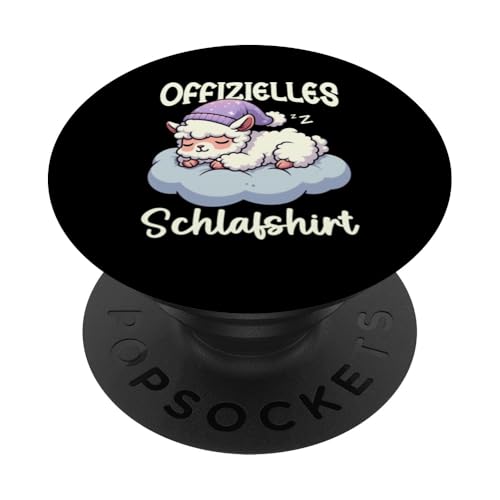 Offizielles Schlafshirt Alpaka Nickerchen Schlafanzug PopSockets Klebender PopGrip Offizielles Schlafshirt Alpaka Nickerchen Schlafanzug PopSockets Klebender PopGrip von Schlafende Tiere Napper Spätaufsteher Nachtwäsche