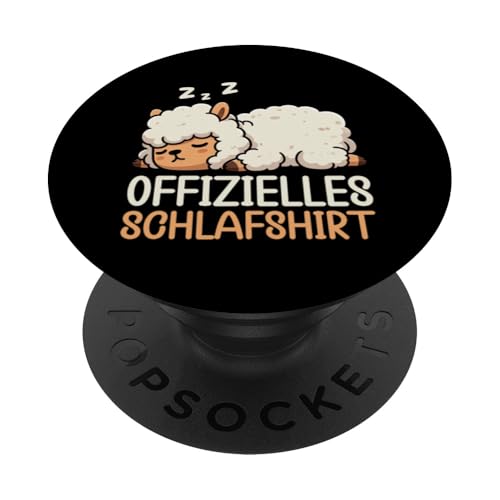Offizielles Schlafshirt Alpaka Nickerchen Schlafanzug PopSockets Klebender PopGrip Offizielles Schlafshirt Alpaka Nickerchen Schlafanzug PopSockets Klebender PopGrip von Schlafende Tiere Napper Spätaufsteher Nachtwäsche
