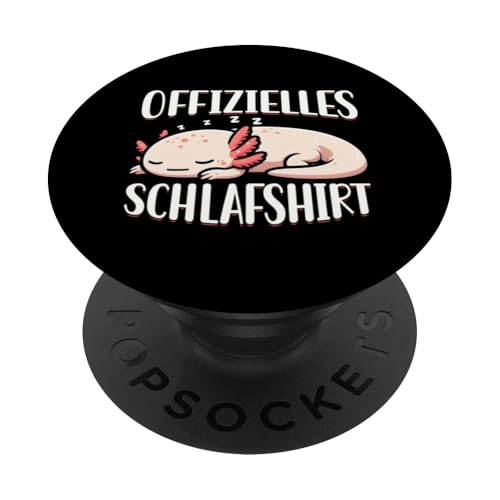 Offizielles Schlafshirt Axolotl Nickerchen Schlafanzug PopSockets Klebender PopGrip Offizielles Schlafshirt Axolotl Nickerchen Schlafanzug PopSockets Klebender PopGrip von Schlafende Tiere Napper Spätaufsteher Nachtwäsche