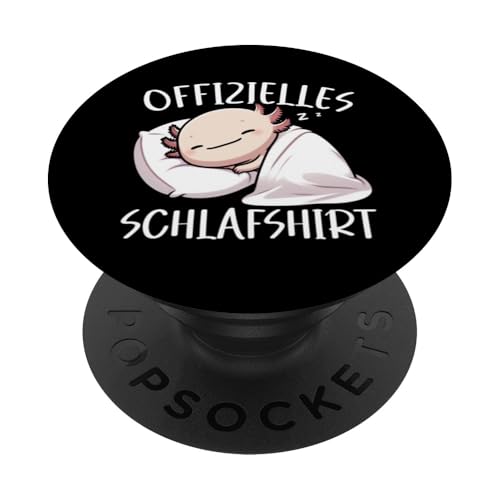Offizielles Schlafshirt Axolotl Nickerchen Schlafanzug PopSockets Klebender PopGrip Offizielles Schlafshirt Axolotl Nickerchen Schlafanzug PopSockets Klebender PopGrip von Schlafende Tiere Napper Spätaufsteher Nachtwäsche