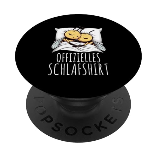 Offizielles Schlafshirt Biene Nickerchen Schlafanzug PopSockets Klebender PopGrip Offizielles Schlafshirt Biene Nickerchen Schlafanzug PopSockets Klebender PopGrip von Schlafende Tiere Napper Spätaufsteher Nachtwäsche