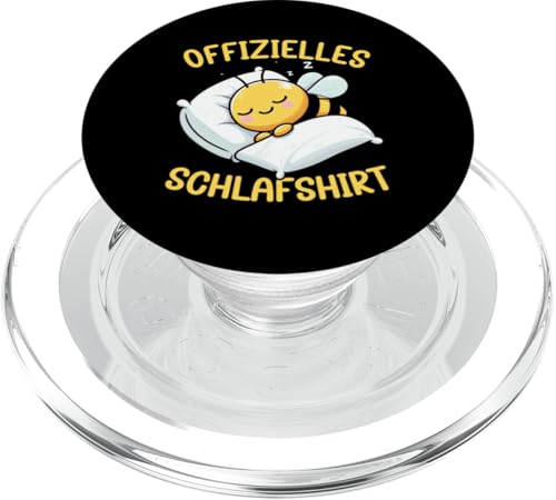 Offizielles Schlafshirt Biene Nickerchen Schlafanzug PopSockets PopGrip für MagSafe Offizielles Schlafshirt Biene Nickerchen Schlafanzug PopSockets PopGrip für MagSafe von Schlafende Tiere Napper Spätaufsteher Nachtwäsche