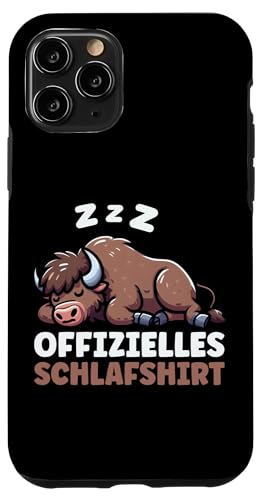 Offizielles Schlafshirt Bison Nickerchen Schlafanzug Hülle für iPhone 11 Pro Offizielles Schlafshirt Bison Nickerchen Schlafanzug Hülle für iPhone 11 Pro von Schlafende Tiere Napper Spätaufsteher Nachtwäsche