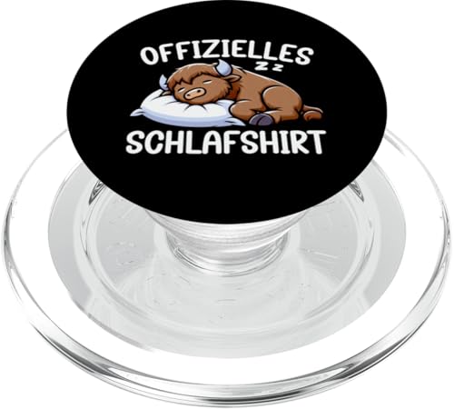 Offizielles Schlafshirt Bison Nickerchen Schlafanzug PopSockets PopGrip für MagSafe Offizielles Schlafshirt Bison Nickerchen Schlafanzug PopSockets PopGrip für MagSafe von Schlafende Tiere Napper Spätaufsteher Nachtwäsche