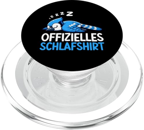 Offizielles Schlafshirt Blauhäher Nickerchen Schlafanzug PopSockets PopGrip für MagSafe Offizielles Schlafshirt Blauhäher Nickerchen Schlafanzug PopSockets PopGrip für MagSafe von Schlafende Tiere Napper Spätaufsteher Nachtwäsche