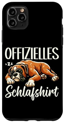 Offizielles Schlafshirt Boxer Nickerchen Schlafanzug Hülle für iPhone 11 Pro Max Offizielles Schlafshirt Boxer Nickerchen Schlafanzug Hülle für iPhone 11 Pro Max von Schlafende Tiere Napper Spätaufsteher Nachtwäsche