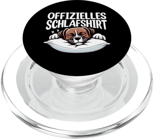 Offizielles Schlafshirt Boxer Nickerchen Schlafanzug PopSockets PopGrip für MagSafe Offizielles Schlafshirt Boxer Nickerchen Schlafanzug PopSockets PopGrip für MagSafe von Schlafende Tiere Napper Spätaufsteher Nachtwäsche