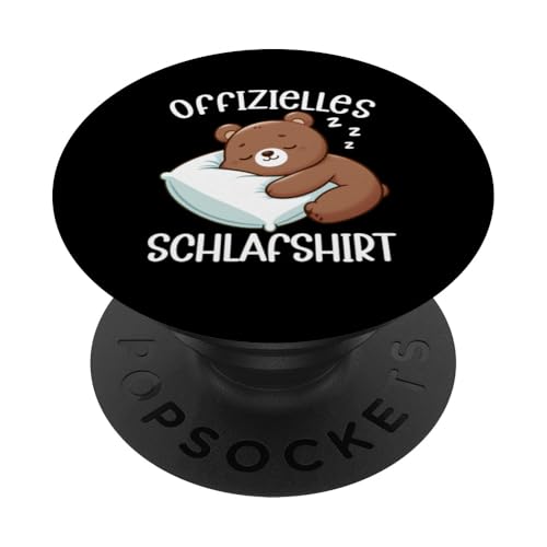 Offizielles Schlafshirt Braunbär Nickerchen Schlafanzug PopSockets Klebender PopGrip Offizielles Schlafshirt Braunbär Nickerchen Schlafanzug PopSockets Klebender PopGrip von Schlafende Tiere Napper Spätaufsteher Nachtwäsche