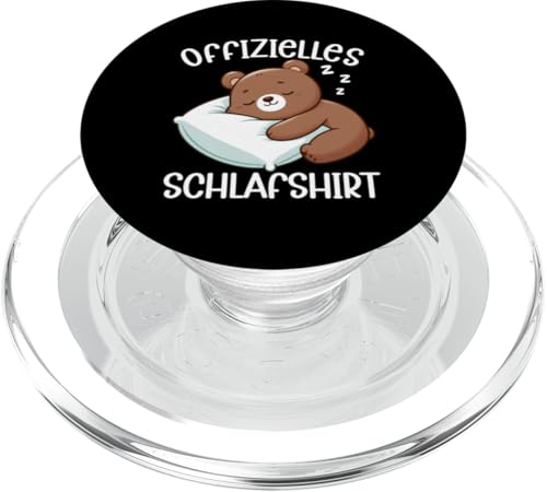Offizielles Schlafshirt Braunbär Nickerchen Schlafanzug PopSockets PopGrip für MagSafe Offizielles Schlafshirt Braunbär Nickerchen Schlafanzug PopSockets PopGrip für MagSafe von Schlafende Tiere Napper Spätaufsteher Nachtwäsche