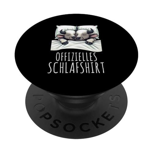 Offizielles Schlafshirt Büffel Nickerchen Schlafanzug PopSockets Klebender PopGrip Offizielles Schlafshirt Büffel Nickerchen Schlafanzug PopSockets Klebender PopGrip von Schlafende Tiere Napper Spätaufsteher Nachtwäsche