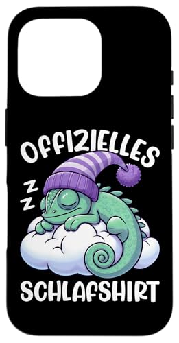 Offizielles Schlafshirt Chamäleon Nickerchen Schlafanzug Hülle für iPhone 16 Pro Offizielles Schlafshirt Chamäleon Nickerchen Schlafanzug Hülle für iPhone 16 Pro von Schlafende Tiere Napper Spätaufsteher Nachtwäsche