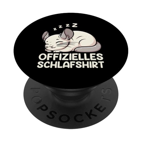 Offizielles Schlafshirt Chinchilla Nickerchen Schlafanzug PopSockets Klebender PopGrip Offizielles Schlafshirt Chinchilla Nickerchen Schlafanzug PopSockets Klebender PopGrip von Schlafende Tiere Napper Spätaufsteher Nachtwäsche