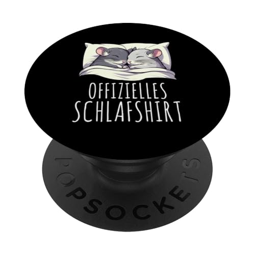 Offizielles Schlafshirt Chinchilla Nickerchen Schlafanzug PopSockets Klebender PopGrip Offizielles Schlafshirt Chinchilla Nickerchen Schlafanzug PopSockets Klebender PopGrip von Schlafende Tiere Napper Spätaufsteher Nachtwäsche