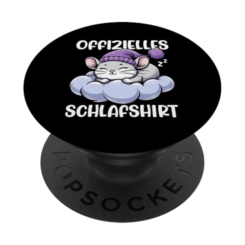 Offizielles Schlafshirt Chinchilla Nickerchen Schlafanzug PopSockets Klebender PopGrip Offizielles Schlafshirt Chinchilla Nickerchen Schlafanzug PopSockets Klebender PopGrip von Schlafende Tiere Napper Spätaufsteher Nachtwäsche
