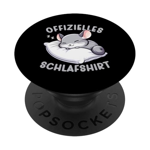 Offizielles Schlafshirt Chinchilla Nickerchen Schlafanzug PopSockets Klebender PopGrip Offizielles Schlafshirt Chinchilla Nickerchen Schlafanzug PopSockets Klebender PopGrip von Schlafende Tiere Napper Spätaufsteher Nachtwäsche