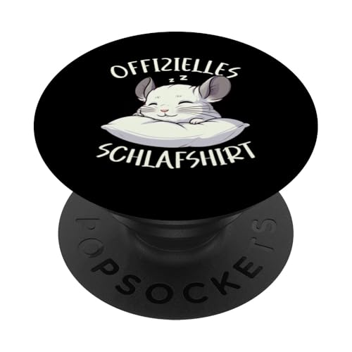 Offizielles Schlafshirt Chinchilla Nickerchen Schlafanzug PopSockets Klebender PopGrip Offizielles Schlafshirt Chinchilla Nickerchen Schlafanzug PopSockets Klebender PopGrip von Schlafende Tiere Napper Spätaufsteher Nachtwäsche