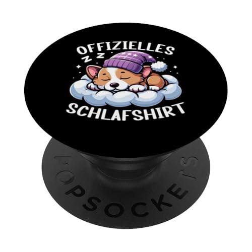 Offizielles Schlafshirt Corgi Nickerchen Schlafanzug PopSockets Klebender PopGrip Offizielles Schlafshirt Corgi Nickerchen Schlafanzug PopSockets Klebender PopGrip von Schlafende Tiere Napper Spätaufsteher Nachtwäsche