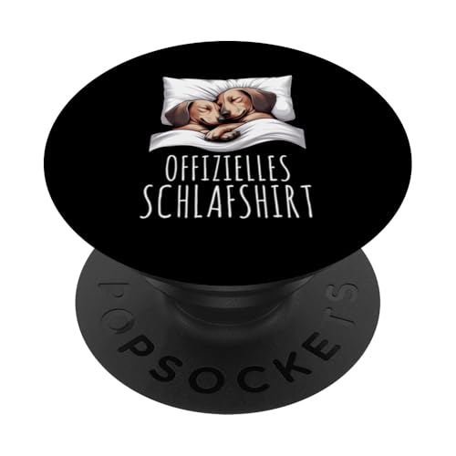 Offizielles Schlafshirt Dackel Nickerchen Schlafanzug PopSockets Klebender PopGrip Offizielles Schlafshirt Dackel Nickerchen Schlafanzug PopSockets Klebender PopGrip von Schlafende Tiere Napper Spätaufsteher Nachtwäsche