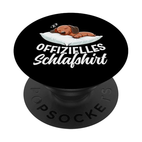 Offizielles Schlafshirt Dackel Nickerchen Schlafanzug PopSockets Klebender PopGrip Offizielles Schlafshirt Dackel Nickerchen Schlafanzug PopSockets Klebender PopGrip von Schlafende Tiere Napper Spätaufsteher Nachtwäsche