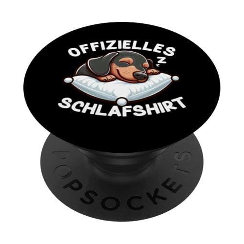 Offizielles Schlafshirt Dackel Nickerchen Schlafanzug PopSockets Klebender PopGrip Offizielles Schlafshirt Dackel Nickerchen Schlafanzug PopSockets Klebender PopGrip von Schlafende Tiere Napper Spätaufsteher Nachtwäsche