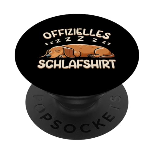 Offizielles Schlafshirt Dackel Nickerchen Schlafanzug PopSockets Klebender PopGrip Offizielles Schlafshirt Dackel Nickerchen Schlafanzug PopSockets Klebender PopGrip von Schlafende Tiere Napper Spätaufsteher Nachtwäsche