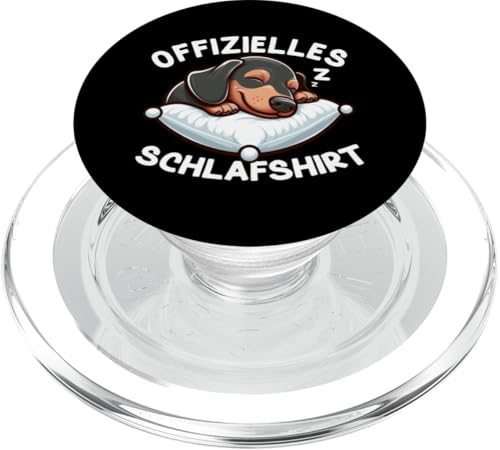 Offizielles Schlafshirt Dackel Nickerchen Schlafanzug PopSockets PopGrip für MagSafe Offizielles Schlafshirt Dackel Nickerchen Schlafanzug PopSockets PopGrip für MagSafe von Schlafende Tiere Napper Spätaufsteher Nachtwäsche
