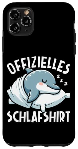 Offizielles Schlafshirt Delfin Nickerchen Schlafanzug Hülle für iPhone 11 Pro Max Offizielles Schlafshirt Delfin Nickerchen Schlafanzug Hülle für iPhone 11 Pro Max von Schlafende Tiere Napper Spätaufsteher Nachtwäsche