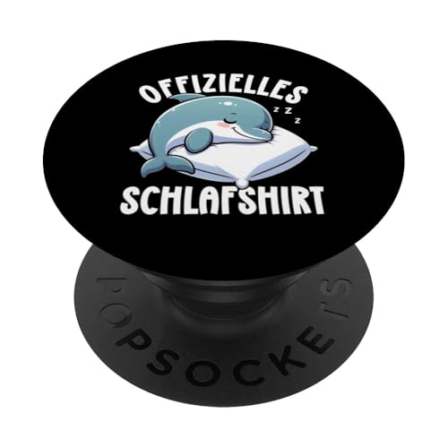 Offizielles Schlafshirt Delfin Nickerchen Schlafanzug PopSockets Klebender PopGrip Offizielles Schlafshirt Delfin Nickerchen Schlafanzug PopSockets Klebender PopGrip von Schlafende Tiere Napper Spätaufsteher Nachtwäsche