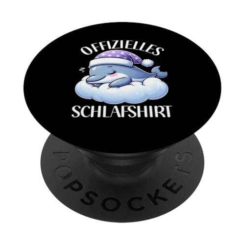Offizielles Schlafshirt Delfin Nickerchen Schlafanzug PopSockets Klebender PopGrip Offizielles Schlafshirt Delfin Nickerchen Schlafanzug PopSockets Klebender PopGrip von Schlafende Tiere Napper Spätaufsteher Nachtwäsche